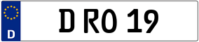 Truck License Plate
